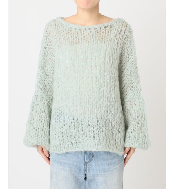 Plage「《追加予約》HAND KNIT ジャンボタム プルオーバー 2」|ニット・セーター|
