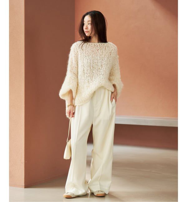 Plage「《追加予約》HAND KNIT ジャンボタム プルオーバー 2」|ニット・セーター|