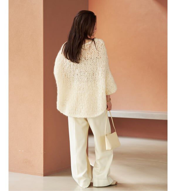 Plage「《追加予約》HAND KNIT ジャンボタム プルオーバー 2」|ニット・セーター|