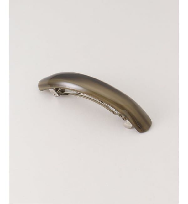 VERMEIL par iena「SUI AVA/スイ アバ Curved Bone  バレッタ」|その他|グリーン