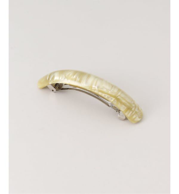 VERMEIL par iena「SUI AVA/スイ アバ Curved Bone  バレッタ」|その他|カーキ B