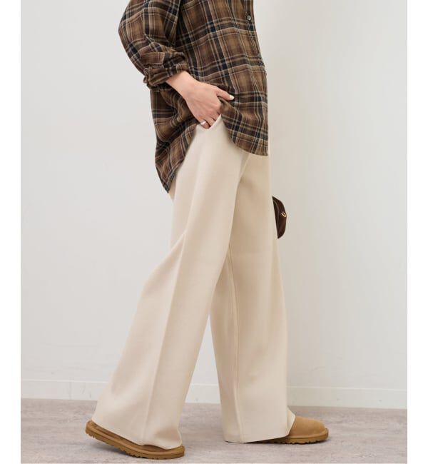 JOURNAL STANDARD relume「《WEB限定追加》【MULTI FUNC+】セミワイドニットパンツ」|その他|