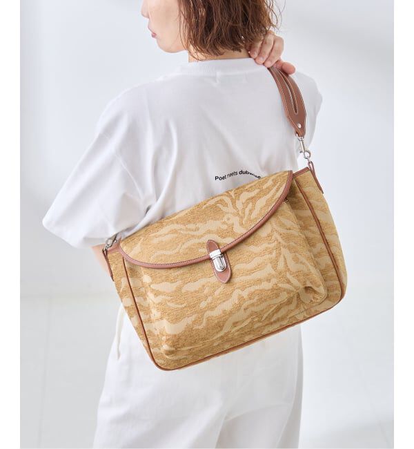 journal standard L'essage「A VACATION/ア バケーション JIJI COGNAC ZEBRA バッグ」|ショルダー・メッセンジャー|