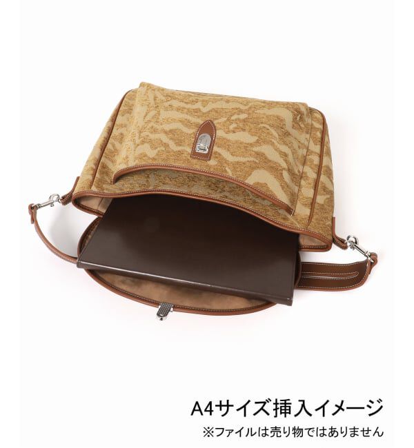 journal standard L'essage「A VACATION/ア バケーション JIJI COGNAC ZEBRA バッグ」|ショルダー・メッセンジャー|