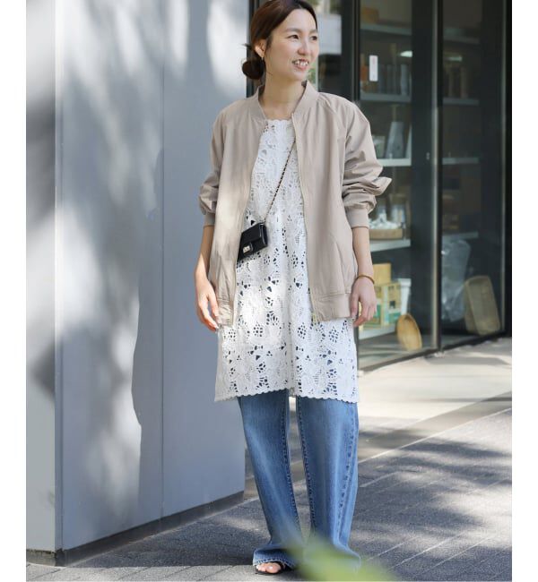 JOURNAL STANDARD relume「《追加2》［手洗い可］ウォッシャブルナイロンダブルジップMA-1」|ブルゾン・スタジャン|