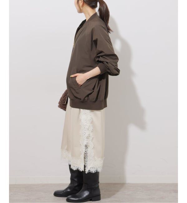 JOURNAL STANDARD relume「《追加2》［手洗い可］ウォッシャブルナイロンダブルジップMA-1」|ブルゾン・スタジャン|