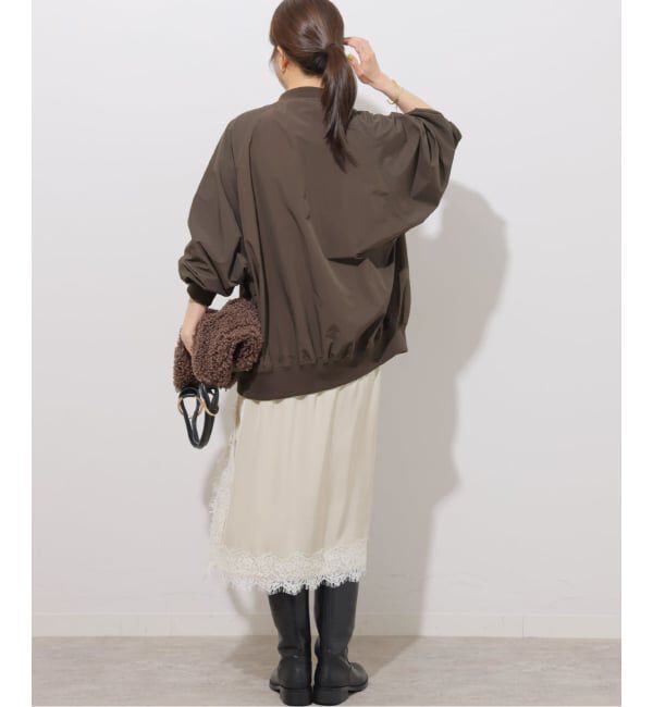 JOURNAL STANDARD relume「《追加2》［手洗い可］ウォッシャブルナイロンダブルジップMA-1」|ブルゾン・スタジャン|