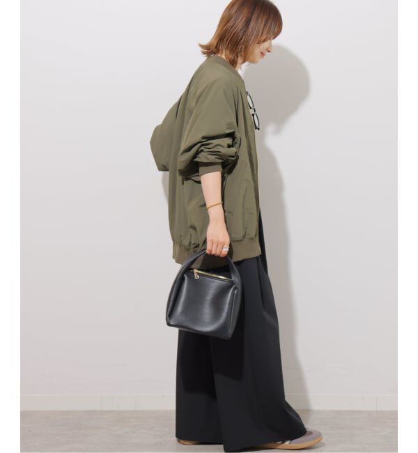 JOURNAL STANDARD relume「《追加2》［手洗い可］ウォッシャブルナイロンダブルジップMA-1」|ブルゾン・スタジャン|