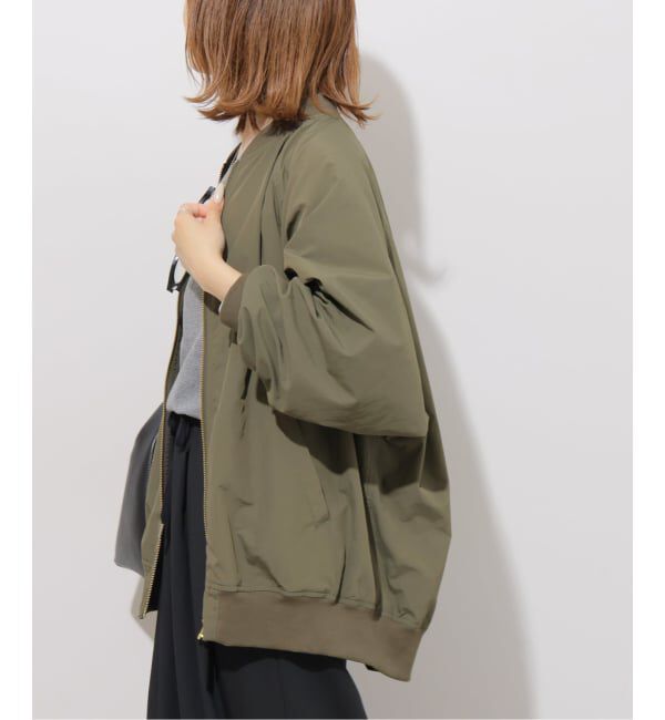 JOURNAL STANDARD relume「《追加2》［手洗い可］ウォッシャブルナイロンダブルジップMA-1」|ブルゾン・スタジャン|