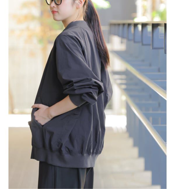 JOURNAL STANDARD relume「《追加2》［手洗い可］ウォッシャブルナイロンダブルジップMA-1」|ブルゾン・スタジャン|