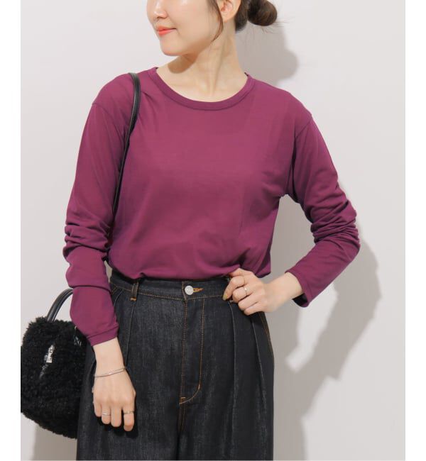 JOURNAL STANDARD relume「《追加7 / 新色》シアークルーネックロングTシャツ」|Tシャツ・カットソー|