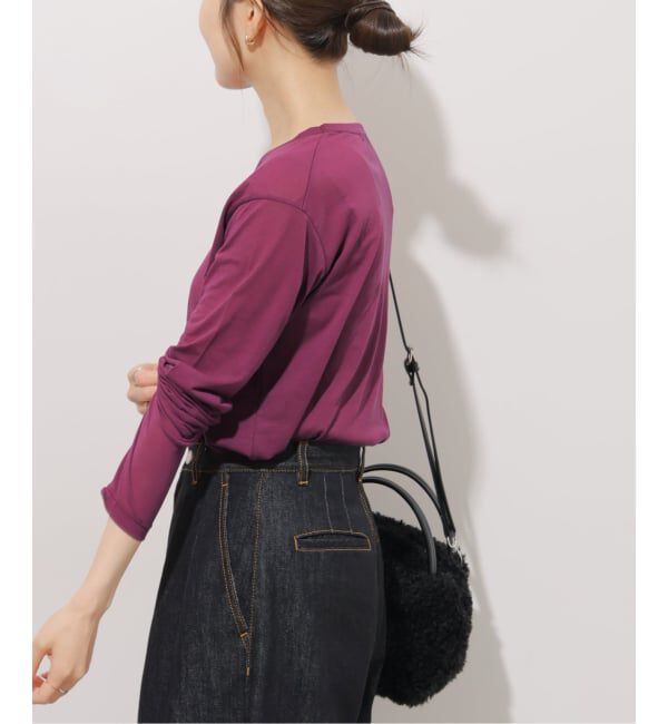 JOURNAL STANDARD relume「《追加7 / 新色》シアークルーネックロングTシャツ」|Tシャツ・カットソー|