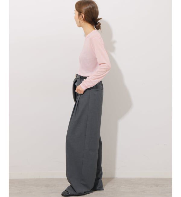 JOURNAL STANDARD relume「《追加7 / 新色》シアークルーネックロングTシャツ」|Tシャツ・カットソー|