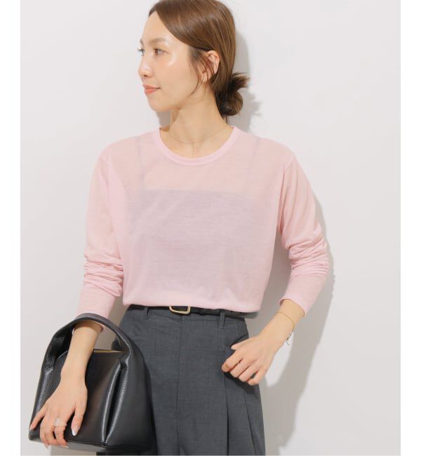 JOURNAL STANDARD relume「《追加7 / 新色》シアークルーネックロングTシャツ」|Tシャツ・カットソー|