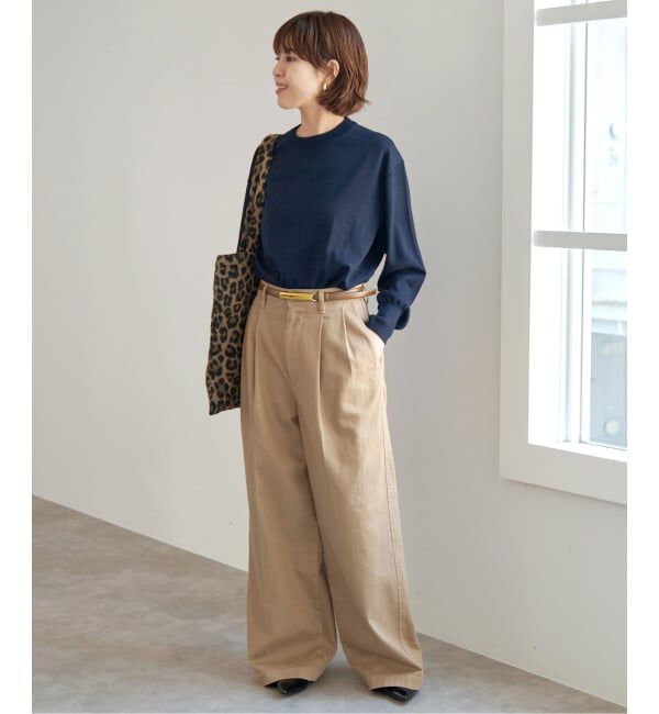 Spick and Span「《新色有り / 追加》18G クルーネックプルオーバー」|ニット・セーター|