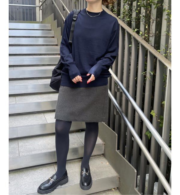 Spick and Span「《新色有り / 追加》18G クルーネックプルオーバー」|ニット・セーター|
