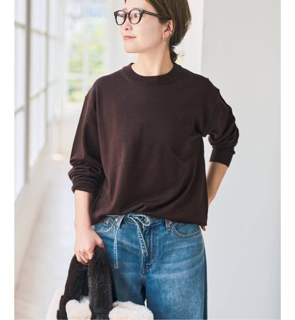 Spick and Span「《新色有り / 追加》18G クルーネックプルオーバー」|ニット・セーター|