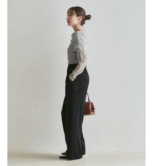 NOBLE「《セットアップ対応》ルナサテンカーゴパンツ」|カーゴ|