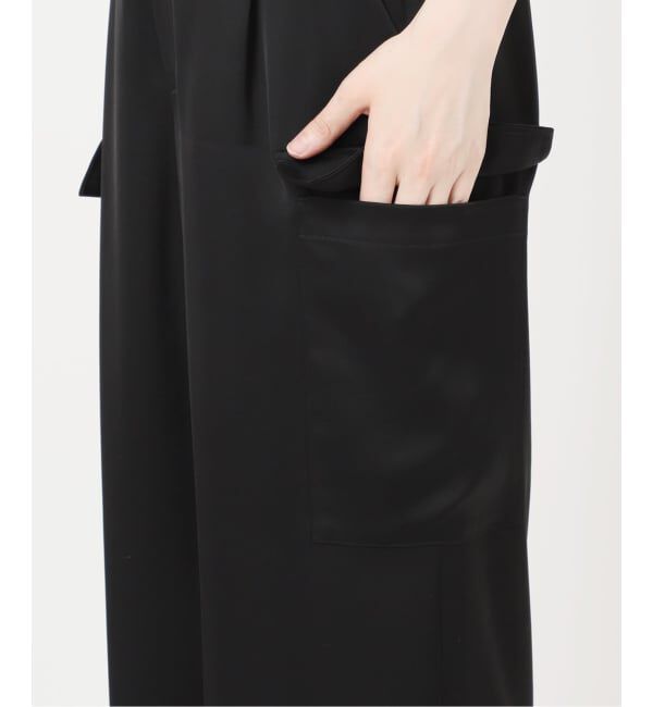 NOBLE「《セットアップ対応》ルナサテンカーゴパンツ」|カーゴ|