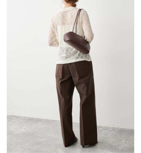 Spick and Span「《WEB限定カラー有り》バックサテンストレッチベイカーパンツ」|カーゴ|