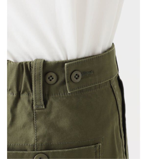 Spick and Span「《WEB限定カラー有り》バックサテンストレッチベイカーパンツ」|カーゴ|