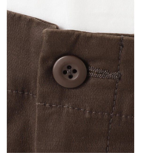 Spick and Span「《WEB限定カラー有り》バックサテンストレッチベイカーパンツ」|カーゴ|