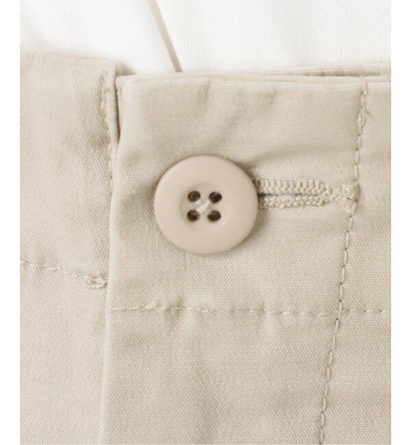 Spick and Span「《WEB限定カラー有り》バックサテンストレッチベイカーパンツ」|カーゴ|