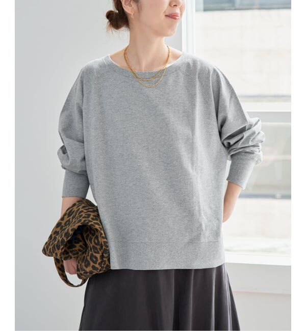 Spick and Span「ロングスリーブラグランスウェット」|Tシャツ・カットソー|