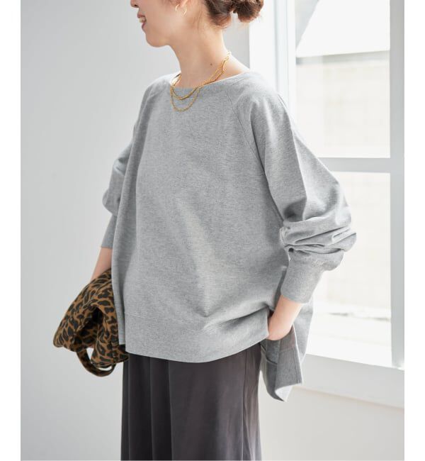 Spick and Span「ロングスリーブラグランスウェット」|Tシャツ・カットソー|