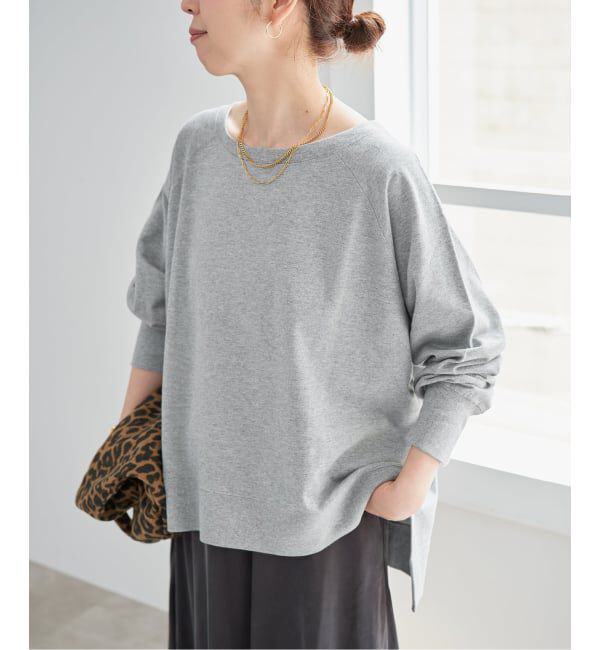 Spick and Span「ロングスリーブラグランスウェット」|Tシャツ・カットソー|