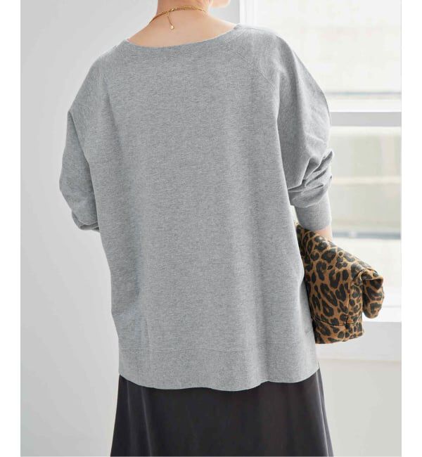 Spick and Span「ロングスリーブラグランスウェット」|Tシャツ・カットソー|