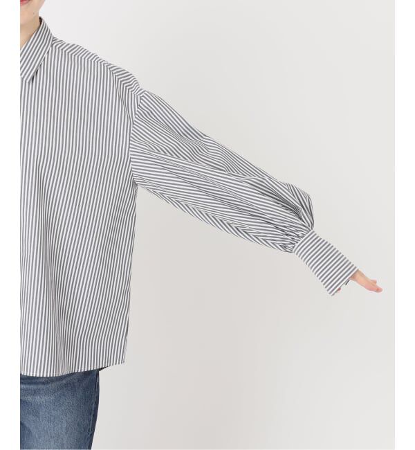 Spick and Span「CO/PEギャザースリーブシャツ」|シャツ・ブラウス|