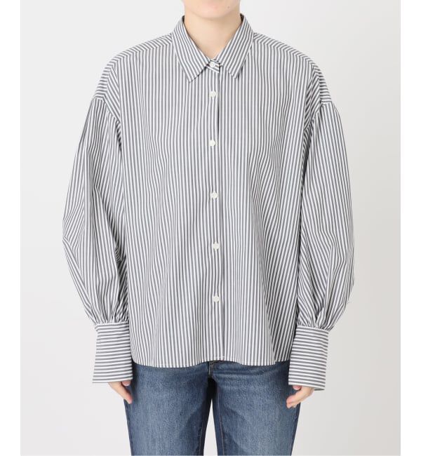 Spick and Span「CO/PEギャザースリーブシャツ」|シャツ・ブラウス|