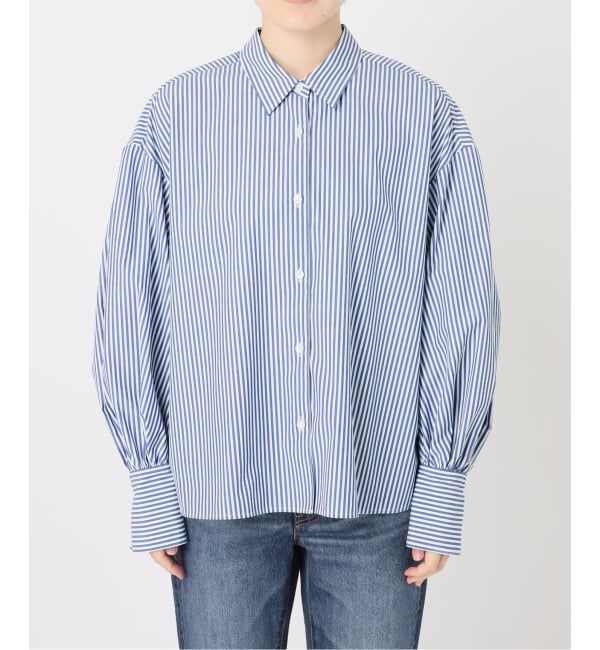 Spick and Span「CO/PEギャザースリーブシャツ」|シャツ・ブラウス|