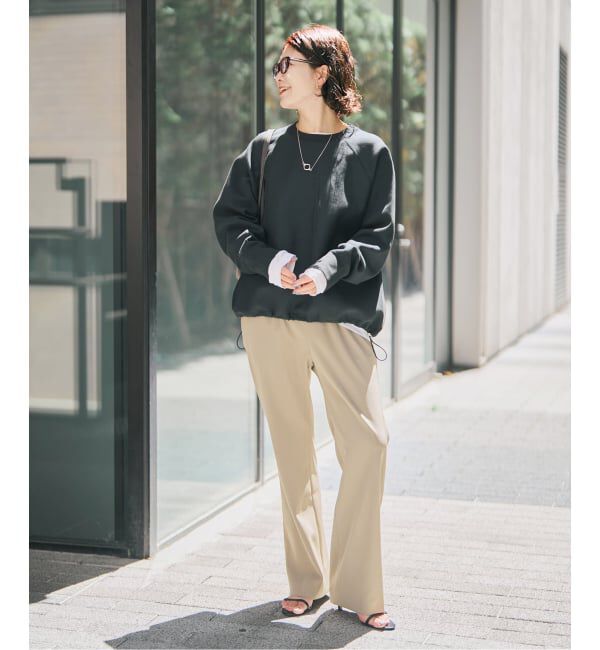Spick and Span「《新色 / 追加》ダンボールヘムギャザープルオーバー」|Tシャツ・カットソー|