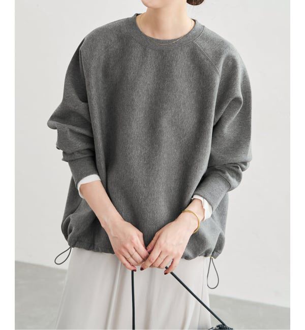 Spick and Span「《新色 / 追加》ダンボールヘムギャザープルオーバー」|Tシャツ・カットソー|