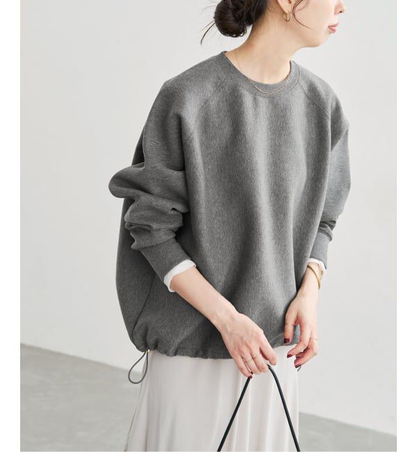 Spick and Span「《新色 / 追加》ダンボールヘムギャザープルオーバー」|Tシャツ・カットソー|