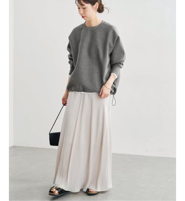 Spick and Span「《新色 / 追加》ダンボールヘムギャザープルオーバー」|Tシャツ・カットソー|