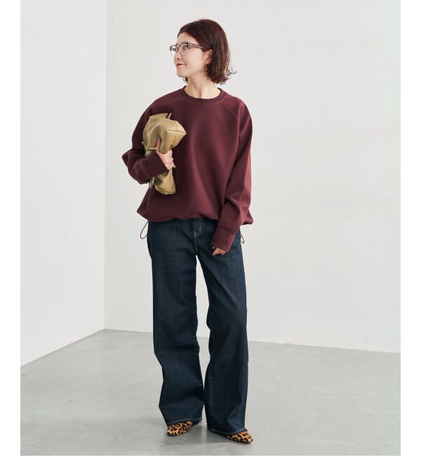 Spick and Span「《新色 / 追加》ダンボールヘムギャザープルオーバー」|Tシャツ・カットソー|