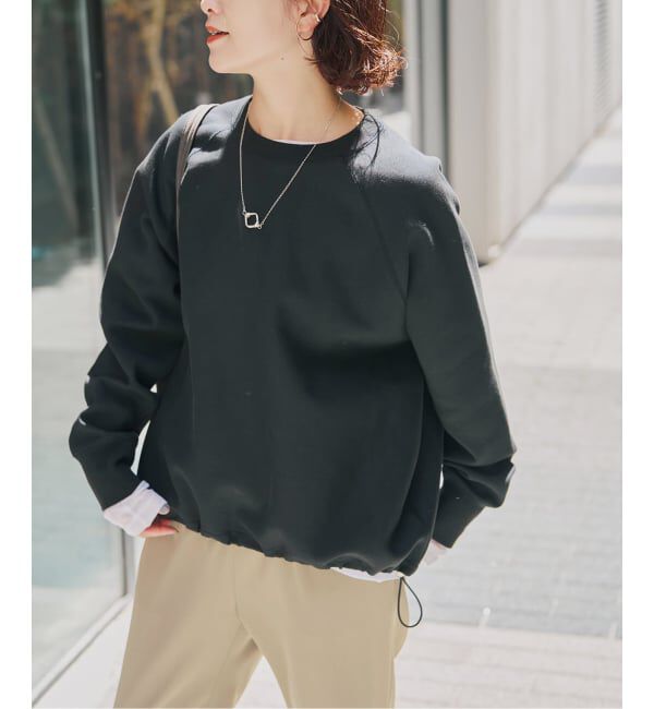 Spick and Span「《新色 / 追加》ダンボールヘムギャザープルオーバー」|Tシャツ・カットソー|