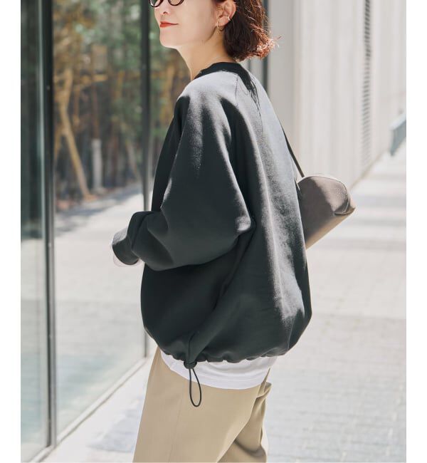 Spick and Span「《新色 / 追加》ダンボールヘムギャザープルオーバー」|Tシャツ・カットソー|