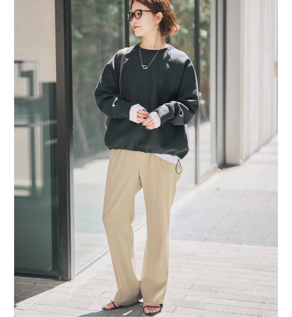 Spick and Span「《新色 / 追加》ダンボールヘムギャザープルオーバー」|Tシャツ・カットソー|
