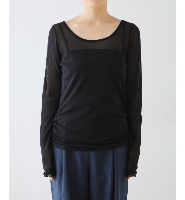  「【洗える】袖メローカットソー」|Tシャツ・カットソー|