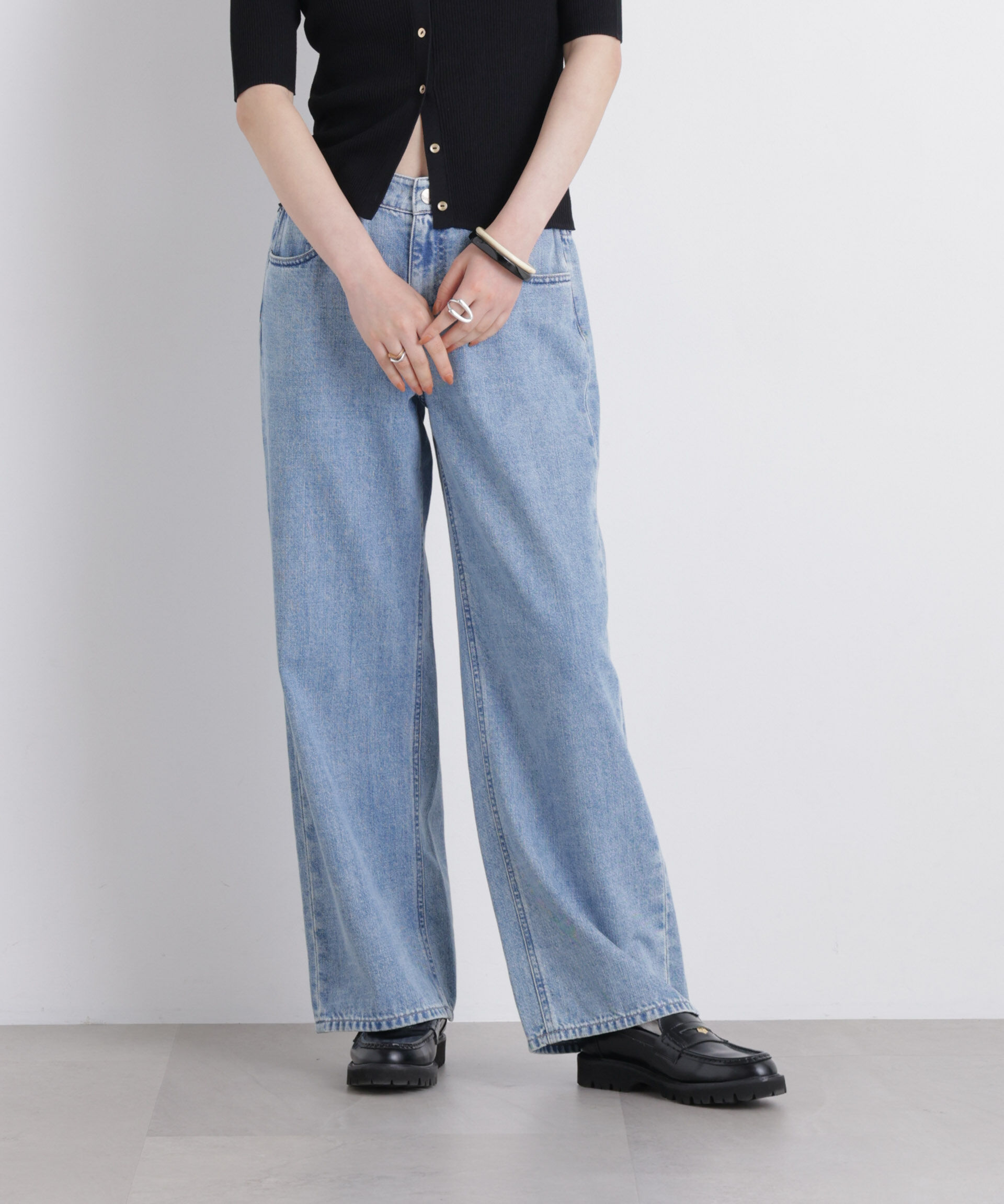 NANO universe「Healthy DENIM/Pink Pepper M-Easy」|チノ|