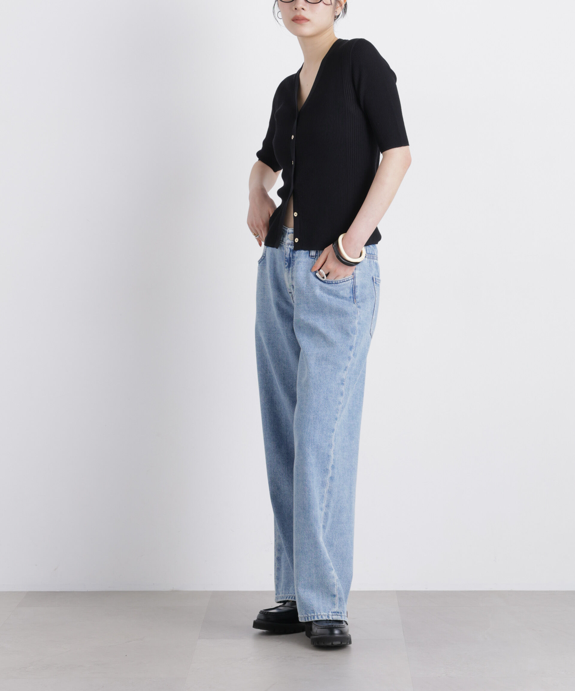 NANO universe「Healthy DENIM/Pink Pepper M-Easy」|チノ|
