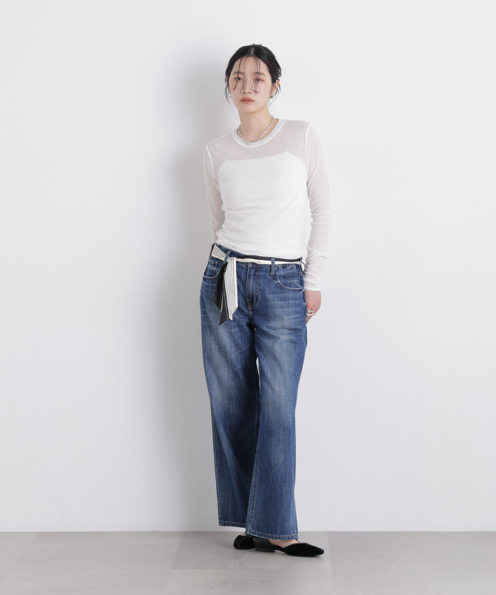 NANO universe「Healthy DENIM/Pink Pepper M-Easy」|チノ|