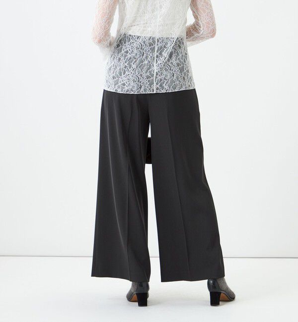 NOLLEY'S sophi「《セットアップ対応》ウォッシャブル強撚ツイルワイドパンツ」|その他|