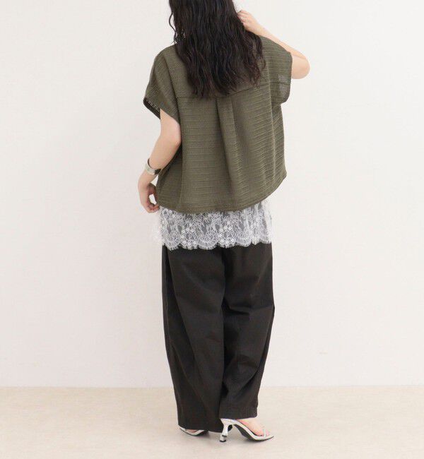 fredy emue「レースヘムテレコタンクトップ」|タンクトップ|