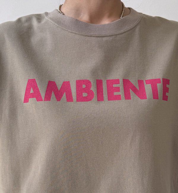  「AMBIENTEロゴTEE」|Tシャツ・カットソー|