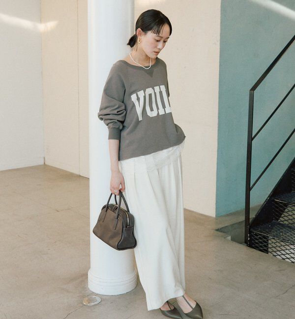  「【Yossshiiii企画】ワイドロゴカットオフスウェット」|Tシャツ・カットソー|